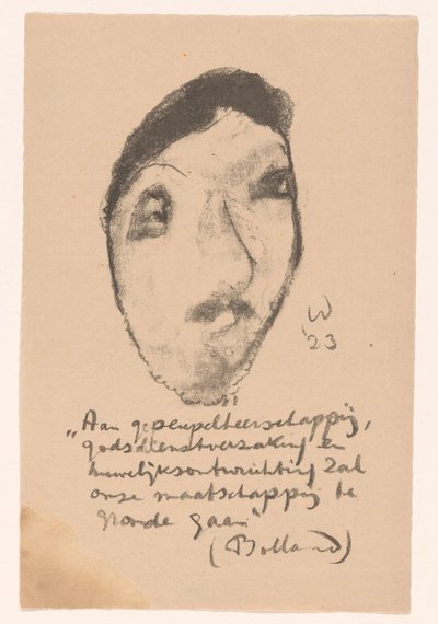 Caricature of Gerard Bolland by Erich Wichmann