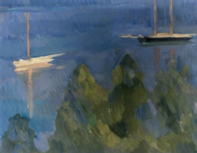 Blue sea by Erik Theodor Werenskiold