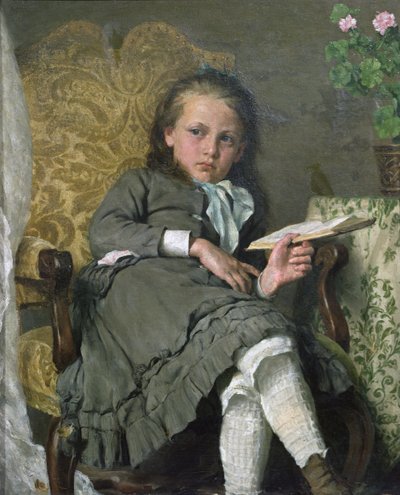 Girl in Chair by Erik Theodor Werenskiold