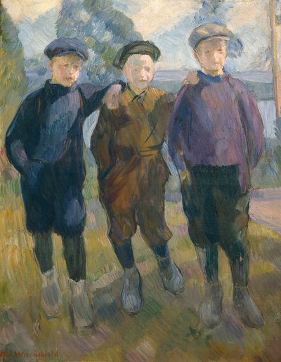 Lysaker Hooligans by Erik Theodor Werenskiold