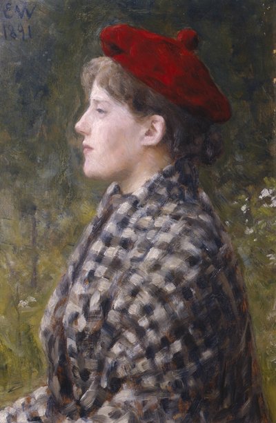 Sofie Werenskiold by Erik Theodor Werenskiold