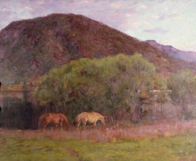 Summer Evening at Kviteseid, 1893 by Erik Theodor Werenskiold