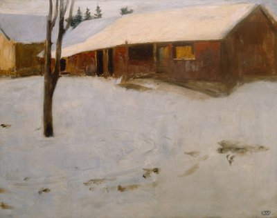 Winter by Erik Theodor Werenskiold