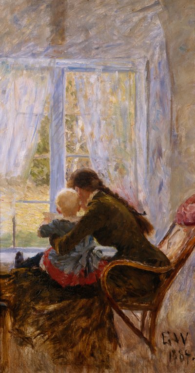 You And Bebe by Erik Theodor Werenskiold
