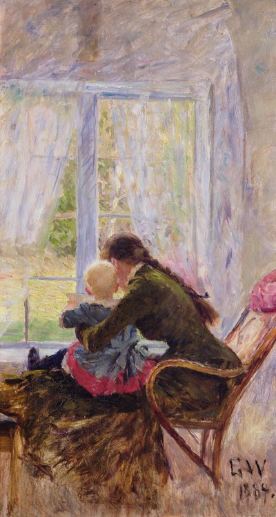 You and Bebe by Erik Theodor Werenskiold