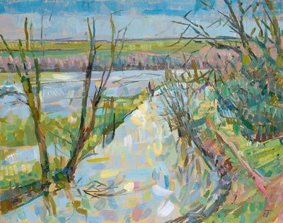 The Cherwell from Rousham I by Erin Townsend