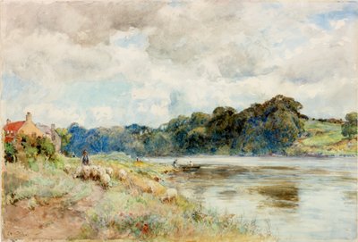 On the Coquet, about 1902 by Ernest Albert Waterlow