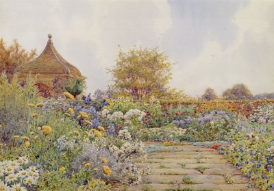 The Gardens at Chequers Court, Buckinghamshire by Ernest Arthur Rowe