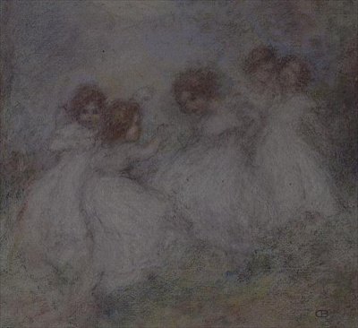 Five Little Girls by Ernest Charles de Belle