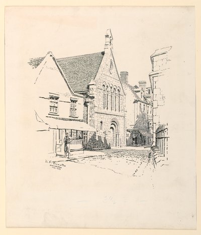 Grammar School, Huntingdon by Ernest Clifford Peixotto