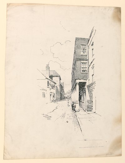 Old House in Gainsborough by Ernest Clifford Peixotto
