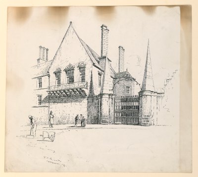 The Moray House, Edinburgh by Ernest Clifford Peixotto