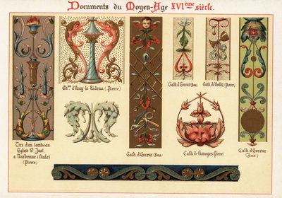 Design elements from the 16th century by Ernest Guillot