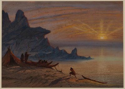 Sunset, 1871 by Ernest Henry Griset