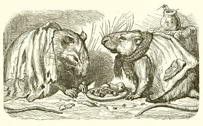 The Town Mouse and the Country by Ernest Henry Griset