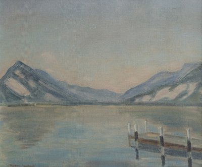 Lake Thun by Ernest Hiram Brülhart