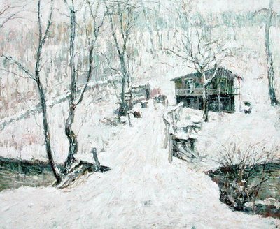 Country Scene, Winter by Ernest Lawson
