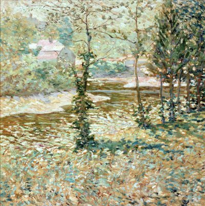 Country Scene, Winter, 1910 by Ernest Lawson