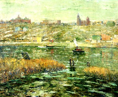 Harlem River by Ernest Lawson