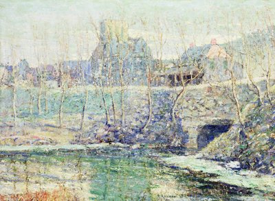 Misty Day in March by Ernest Lawson