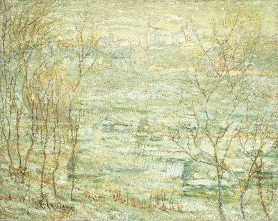 Spring Landscape, Harlem River by Ernest Lawson