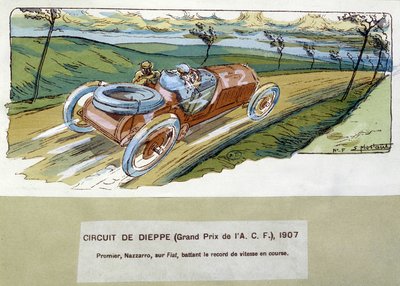 Circuit de Dieppe (A.C.F Grand Prix) by Ernest Montaut