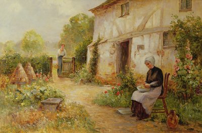 Peeling Potatoes by Ernest Walbourn