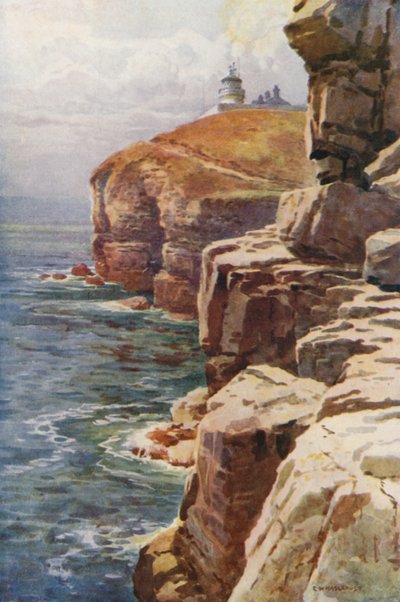 The Lighthouse, Anvil Point by Ernest William Haslehust