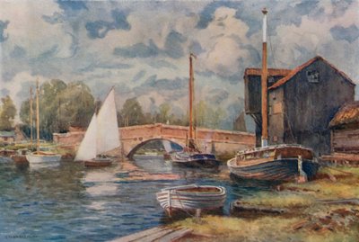 Wroxham Bridge by Ernest William Haslehust