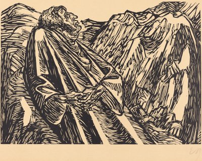 The Cliffs by Ernst Barlach