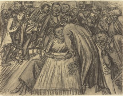 The Couple in the Crowd by Ernst Barlach