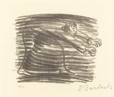 Walk in the Shadow by Ernst Barlach