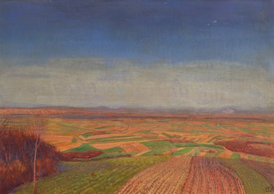 Marchfeld from Bisamberg by Ernst Eck