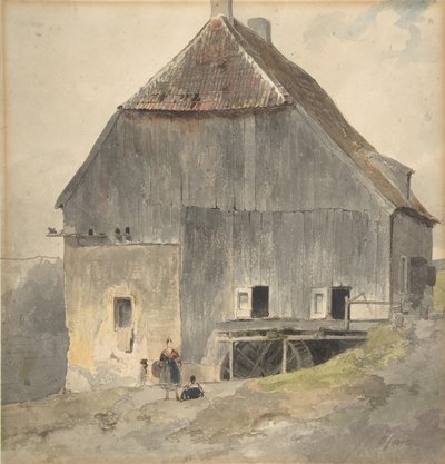 Watermill, ca. 1870 by Ernst Erwin Oehme