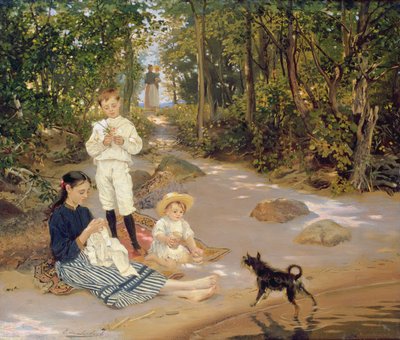 Artists Family by Ernst Friedrich von Liphardt