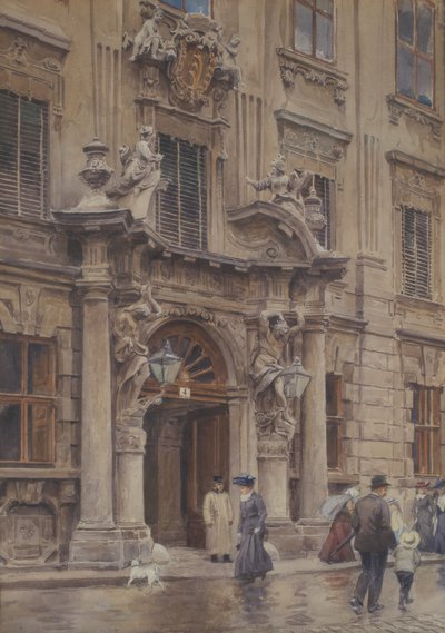 The Portal of the Palais Kinsky by Ernst Graner