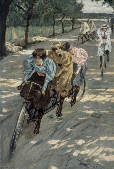 E. Heilemann, Tandem Rider by Ernst Heilemann