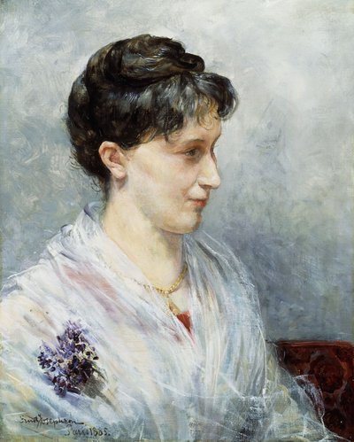 Portrait of Maria by Ernst Josephson