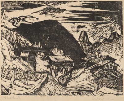 Alpine Pasture by Ernst Ludwig Kirchner