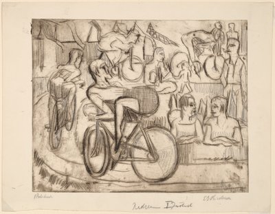 Cycle Race by Ernst Ludwig Kirchner