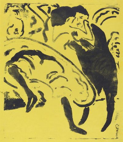 Dancing Couple by Ernst Ludwig Kirchner