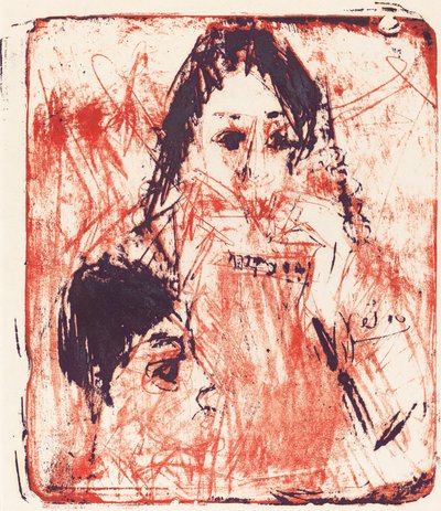 Harmonica Player by Ernst Ludwig Kirchner