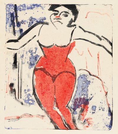Performer Bowing by Ernst Ludwig Kirchner