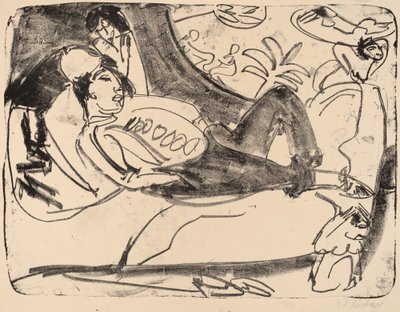 Siesta by Ernst Ludwig Kirchner