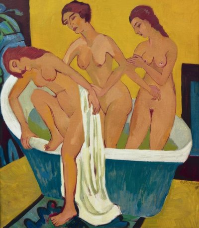 Bathing Women by Ernst Ludwig Kirchner