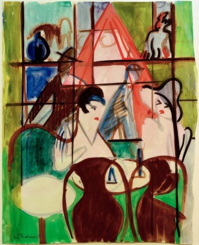 Station Café by Ernst Ludwig Kirchner