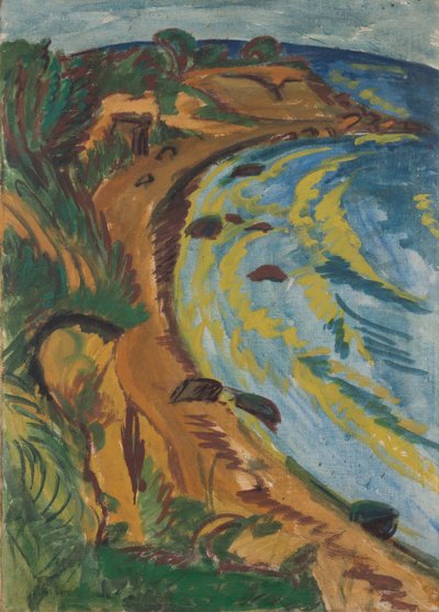 Bay on the Coast of Fehmarn by Ernst Ludwig Kirchner