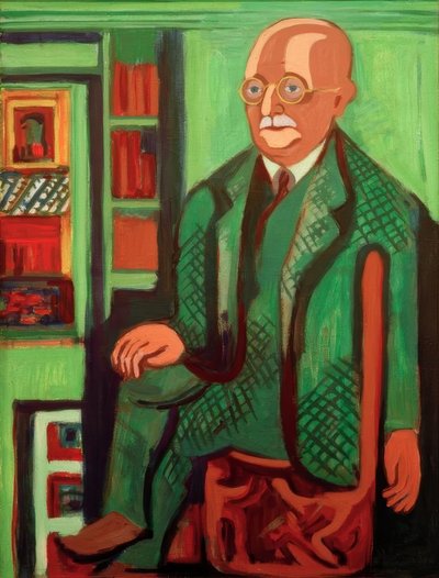 Portrait of Dr. Hagemann by Ernst Ludwig Kirchner