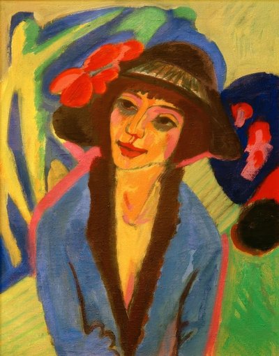 Portrait of Gerda by Ernst Ludwig Kirchner