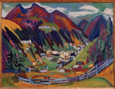 View of Davos by Ernst Ludwig Kirchner